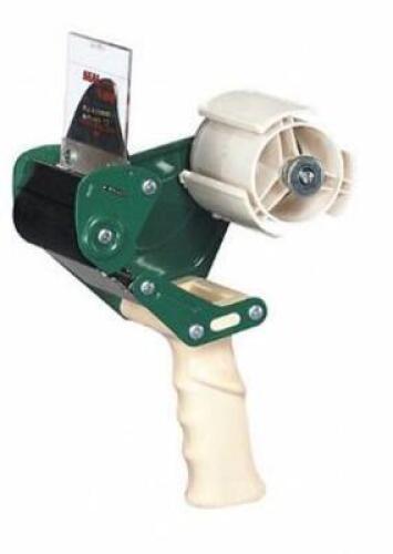DESCRIPTION: (2) HANDHELD TAPE DISPENSER BRAND/MODEL: SEAL SAFE/QPC-2398 INFORMATION: GREEN & WHITE/PISTOL GRIP RETAIL$: 16.34 EACH SIZE: 10-1/4"H X 7
