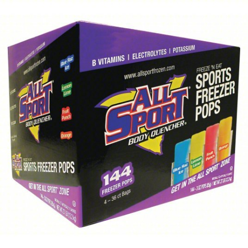 (1) CASE OF (144) ELECTROLYTE FREEZER POP