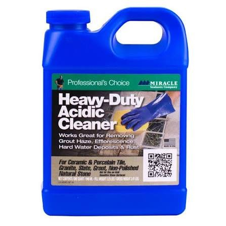 (4) HEAVY DUTY ACIDIC CLEANER