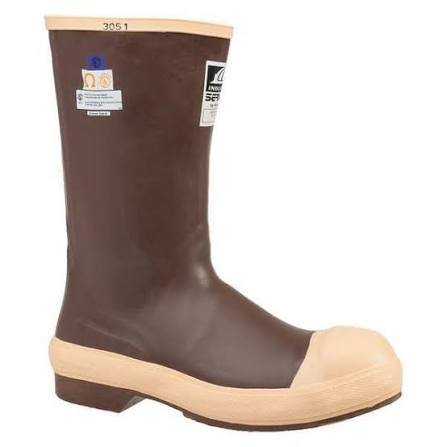 (1) PAIR OF RUBBER WORK BOOTS