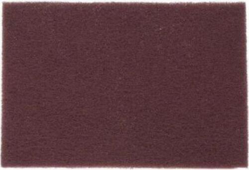 DESCRIPTION: (1) PACK OF (20) HAND PAD BRAND/MODEL: 3M/6444 INFORMATION: MAROON/FINE-GRADE/NON-WOVEN RETAIL$: 48.60 PER PK OF 20 SIZE: 6"W X 9"L QTY: