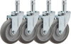 (1) SET OF (4) CASTER WHEELS