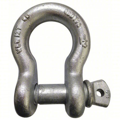 (2) ANCHOR SHACKLE, D-RING