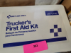 (1) TRUCKER'S FIRST AID KIT AND HOUSING - 2
