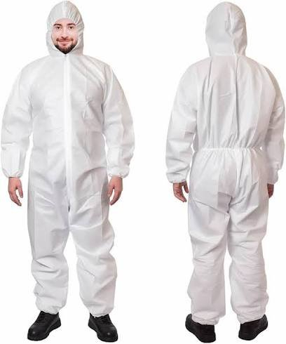 (5) DISPOSABLE COVERALLS