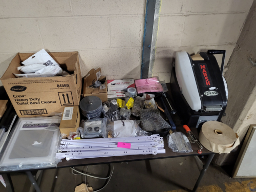 (1) TABLE OF MISC ITEMS