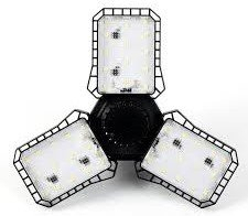 (4) 3-PANEL GARAGE LIGHTS