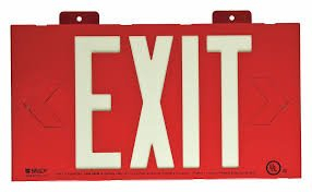 (1) EXIT SIGN