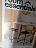 (1) SET OF (2) COUNTER HEIGHT BAR STOOLS - 3