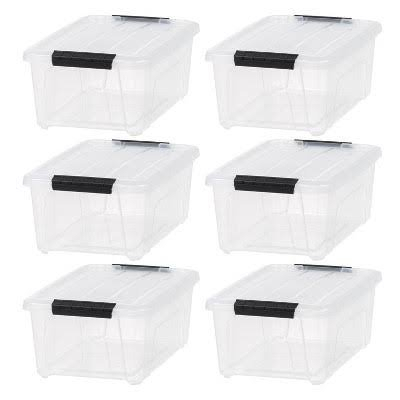 (4) STORAGE TOTES WITH LIDS