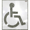 (1) INDIVIDUAL STENCIL, HANDICAPPED SYMBOL