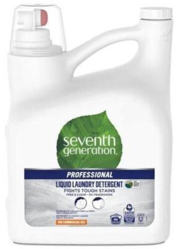 DESCRIPTION: (1) LIQUID LAUNDRY DETERGENT BRAND/MODEL: SEVENTH GENERATION/44732 INFORMATION: LIGHT AMBER/UNFRAGRANCED/PH VALUE: 8.5 TO 8.9 RETAIL$: 32