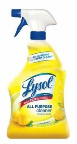 DESCRIPTION: (6) ALL-PURPOSE CLEANER BRAND/MODEL: LYSOL/7535AEA INFORMATION: LEMON-SCENT/KILLS 99.9% OF VIRUSES OF BACTERIA RETAIL$: 42.90 PER LOT SIZ