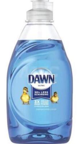 DESCRIPTION: (6) DISH DETERGENT BRAND/MODEL: DAWN/PGC41134 INFORMATION: BLUE/ORIGINAL SCENT RETAIL$: 18.40 PER LOT SIZE: 7 OZ. QTY: 6