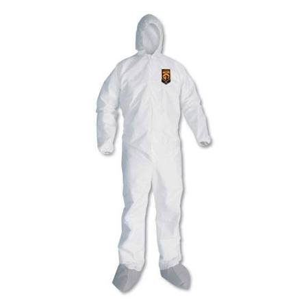 (1) BOX OF APPROX (25) DISPOSABLE COVERALLS