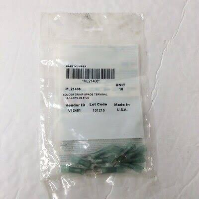 (6) BAGS OF (10) SOLDER CRIMP SPADE TERMINAL