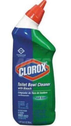 DESCRIPTION: (6) TOILET BOWL CLEANER BRAND/MODEL: CLOROX/CLO00031EA INFORMATION: GEL/TEAL RETAIL$: 45.00 PER LOT SIZE: 24 OZ. QTY: 6