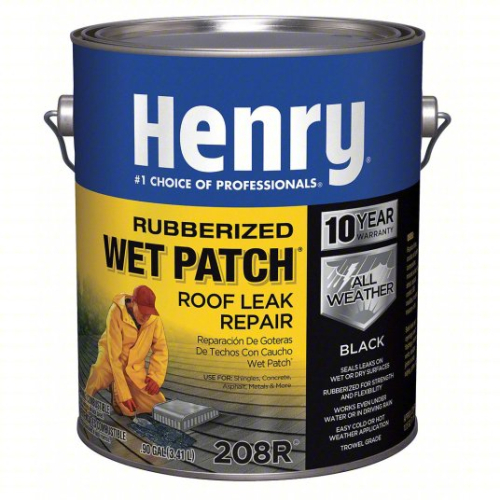 (2) ASPHALT ROOF LEAK REPAIR COATING