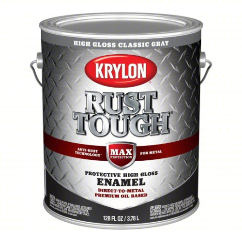 (1) GRAY ENAMEL PAINT
