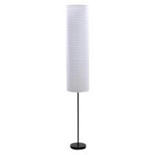 DESCRIPTION: (1) PAPER SHADE FLOOR LAMP BRAND/MODEL: MAINSTAYS #LF1459-COM INFORMATION: BAMBOO FINISH RETAIL$: $40.00 EA SIZE: 58" TALL QTY: 1