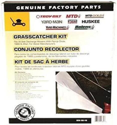 DESCRIPTION: (1) SIDE GRASS CATCHER BRAND/MODEL: MTD GENUINE #OEM 190-110 RETAIL$: $55.59 QTY: 1