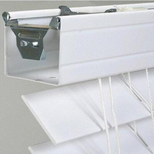 DESCRIPTION: (1) FAUX WOOD PVC FOAM MINI BLINDS WITH ROOM DARKENING LIGHT BRAND/MODEL: GRAINGER #2ZHA7 INFORMATION: WHITE RETAIL$: $60.00 EA SIZE: 72X