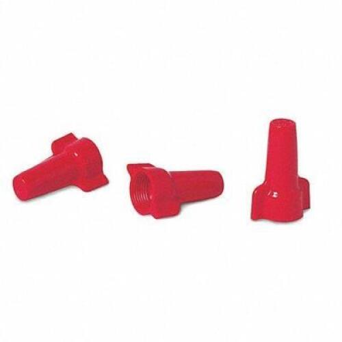 DESCRIPTION: (1) PACK OF APPROX (300) TWIST ON WIRE CONNECTOR BRAND/MODEL: IDEAL #3LU52 INFORMATION: RED RETAIL$: $74.39 EA SIZE: 1.23INX0.94IN QTY: 1