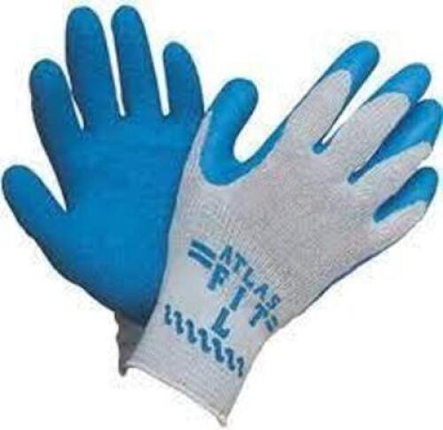 DESCRIPTION: (12) WORK GLOVES BRAND/MODEL: ATLAS INFORMATION: BLUE RETAIL$: $40.00TOTAL SIZE: SIZE M QTY: 12