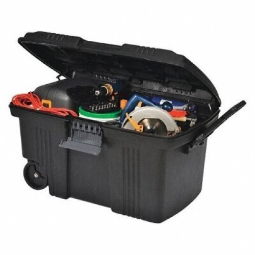 (1) PLASTIC ROLLING TOOLBOX