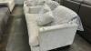 (1) MACYS DEZYON FABRIC LOVE SEAT - 2