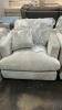 (1) MACYS CREAM COLOR DEZYON FABRIC ARM CHAIR - 2