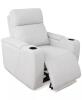 (1) MACYS GREYMEL FABRIC POWER RECLINER