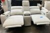 (1) MACYS GREYMEL FABRIC POWER RECLINING LOVESEAT W/WIRELESS CHARGER - 5
