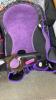 (1) SADDLE PURPLE SYNTHETIC - 2