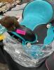 (1) SADDLE BLUE SYNTHETIC