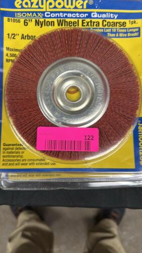 (2) ISOMAX CONTRACTOR NYLON WHEEL BRUSH ARBOR