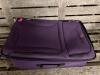 (1)PURPLE SOFTSIDE SPINNER SUITCASE