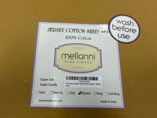 (1) QUEEN JERSEY COTTON SHEET SET