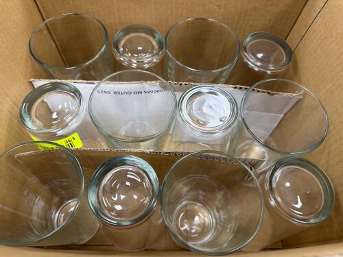 (12) GLASS CUPS