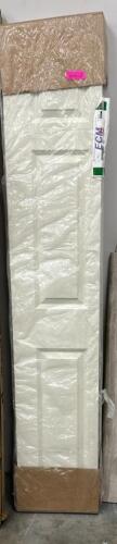 (1) WHITE 6 PANEL INTERIOR DOOR SLAB