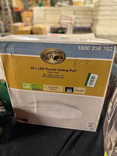 (1) LED ROUND CEILING PUFF LIGHT