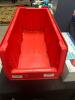 (5) STACKABLE STORAGE BINS
