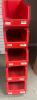 (5) STACKABLE STORAGE BINS - 2