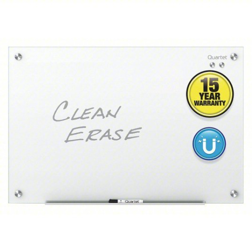 (1) GLASS WHITE BOARD
