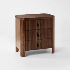 (1) FLUTED NIGHTSTAND