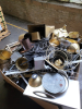 (1) BOX OF DECORATIVE METAL PIECES - 3