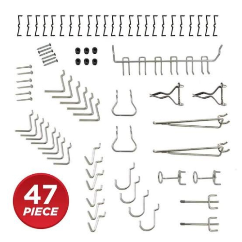 (2) BOXES OF (47) LOCKING PEG HOOK ASSORTMENT