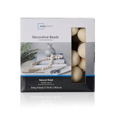 (1) SET OF DECORATIVE BEADS