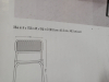 (1) SET OF (2) COUNTER HEIGHT BAR STOOLS - 5