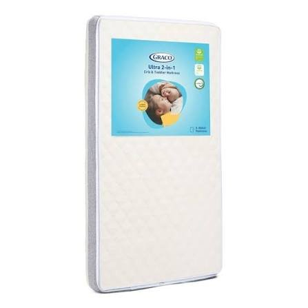 (1) CRIB AND TODDLER MATTRESS
